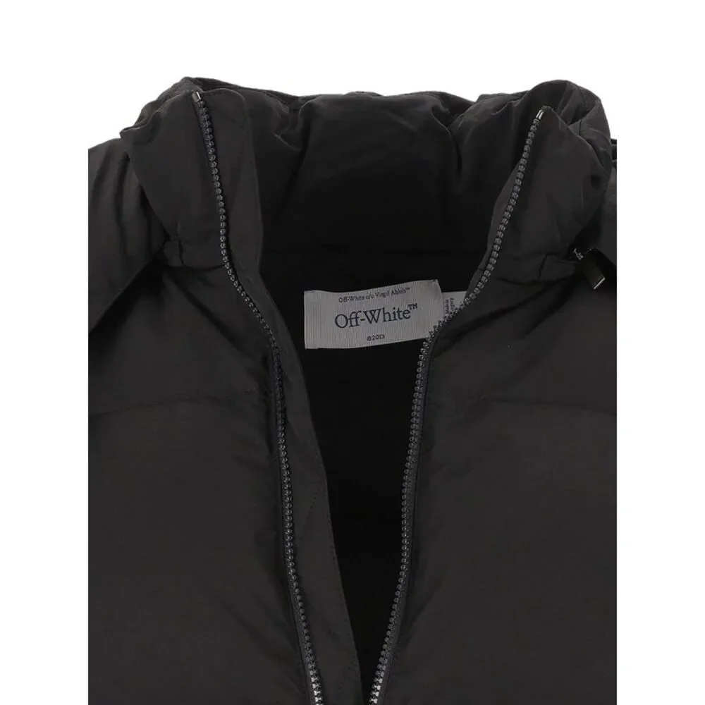 Off-White Men Down Jacket With Hood